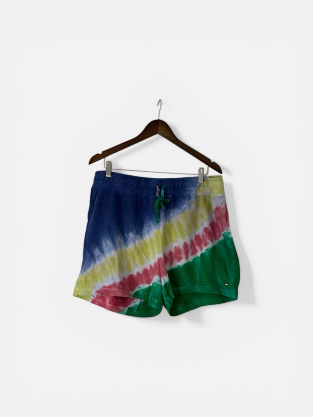 crown & ivy Tie-dye Elastic Waist Pull-On Shorts